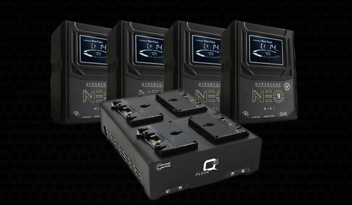 Core SWX Hypercore NEO 9 Mini 98Wh 4-Battery Kit with Quad Charger (V-mount)