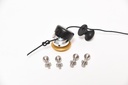 Easyrig Quick Release Camera Hook, with 2 pcs 3/8" and 2 pcs 1/4" Ball Studs (New Version)