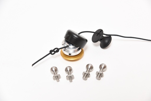 [EA033-Q-N] Easyrig Quick Release Camera Hook, with 2 pcs 3/8" and 2 pcs 1/4" Ball Studs (New Version)